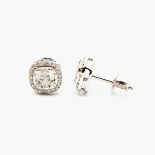 Square Diamond Studs .40ct