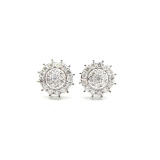 "Sunshine" Round Diamond Studs .90ct