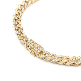 Cuban Link Diamond Bracelet 5.60ct