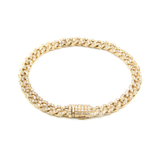 Cuban Link Diamond Bracelet 5.60ct