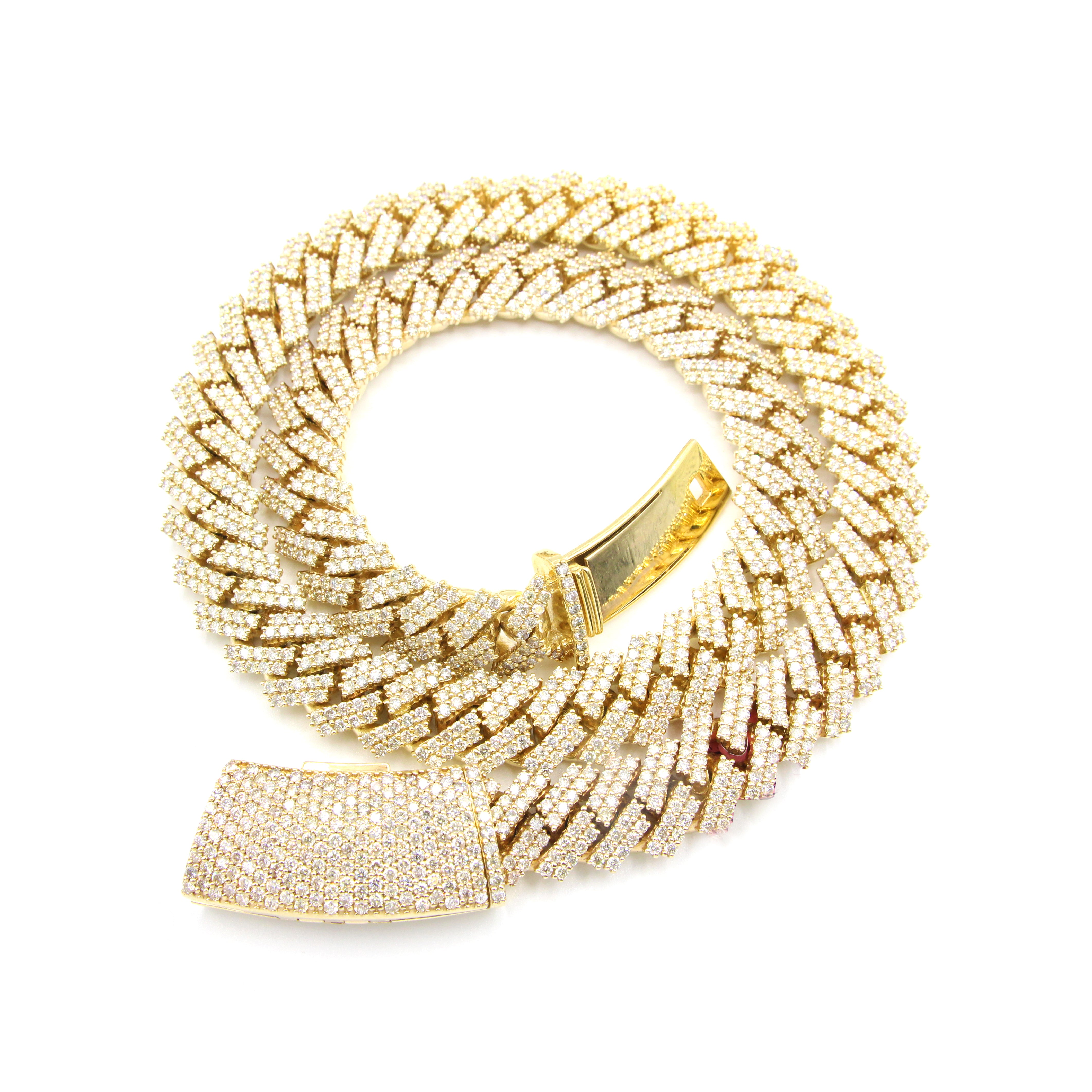 Bust Down Miami Cuban Link Diamond Chain Suffice