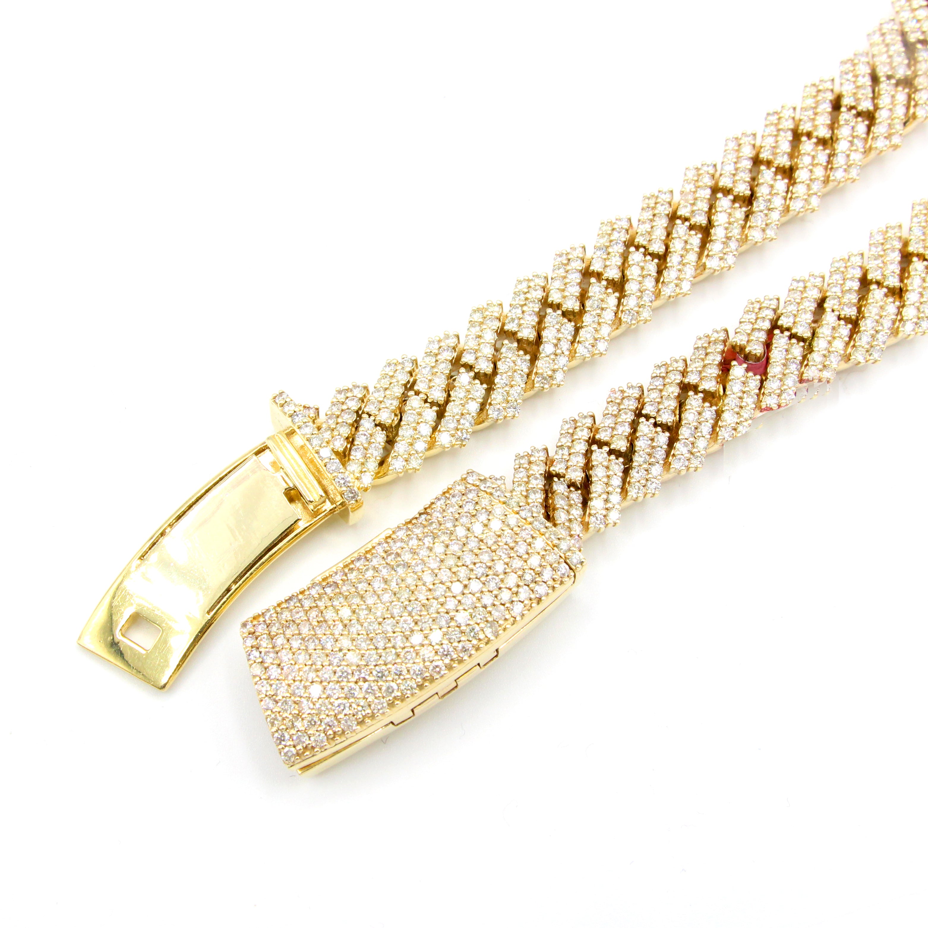 Bust Down Miami Cuban Link Diamond Chain Suffice