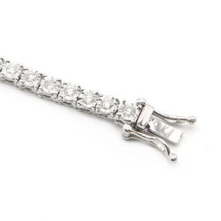 Illusion Set Diamond Tennis Chain 6.5ct