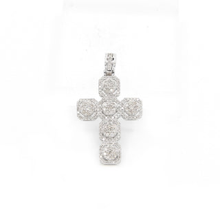 Studded Cross Diamond Pendant 1.40ct
