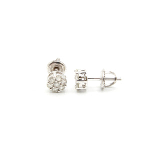 Flower Diamond Earrings .50ct