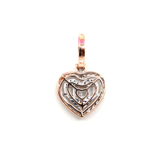 Double Heart Diamond Pendant