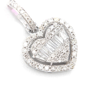 Double Heart Diamond Pendant