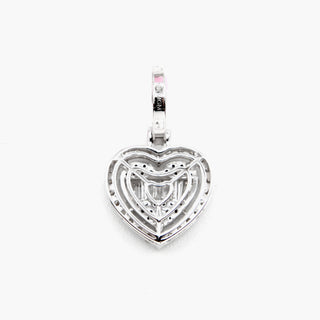 Double Heart Diamond Pendant