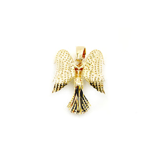 Winged-Crucifix Diamond Pendant