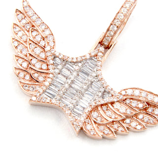 Winged-Star Diamond Pendant