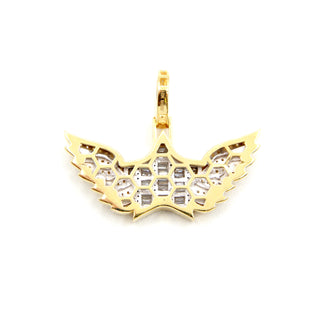 Winged-Star Diamond Pendant
