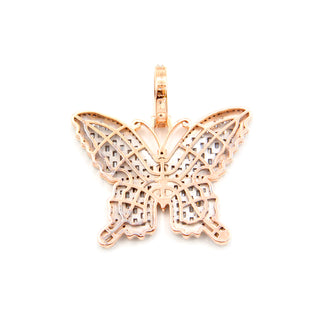 Baguette Butterfly Diamond Pendant 1.40ct