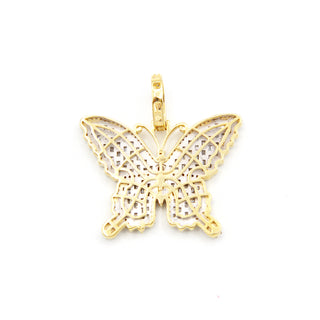 Baguette Butterfly Diamond Pendant 1.40ct