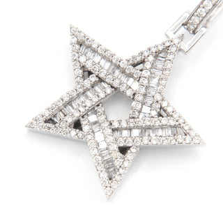 Star of David Diamond Pendant 1.00ct